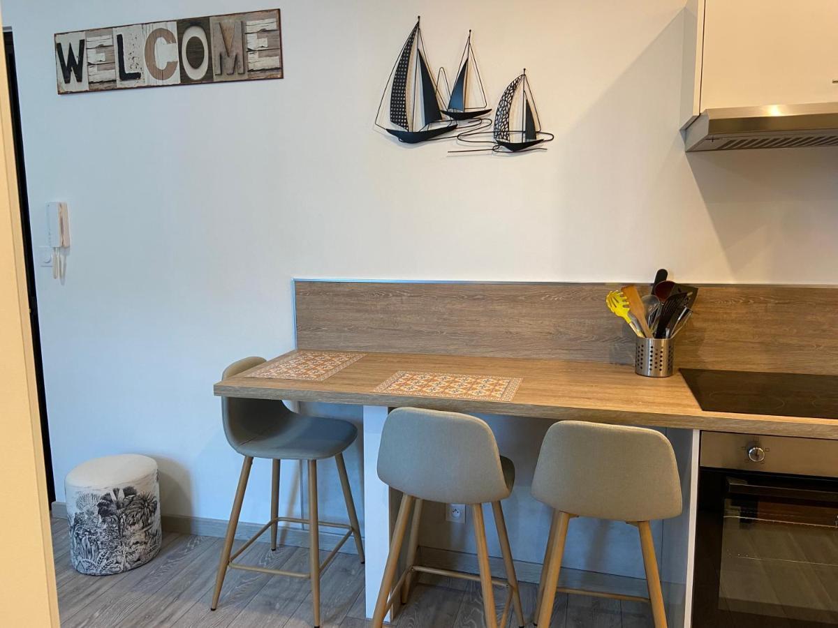 "Appartement Sur Digue" Proche De La Plage Avec Wifi 维姆勒 外观 照片