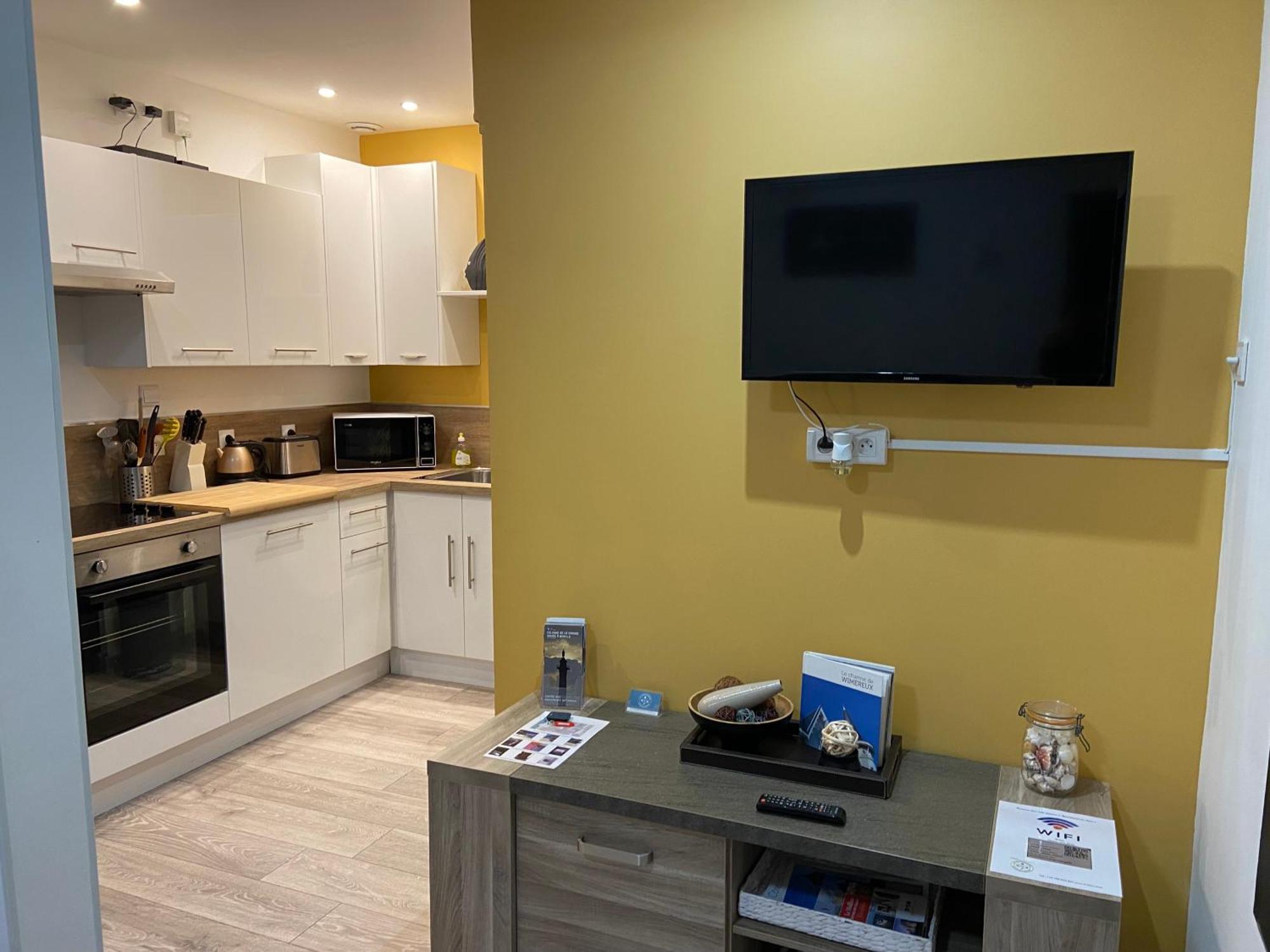 "Appartement Sur Digue" Proche De La Plage Avec Wifi 维姆勒 外观 照片